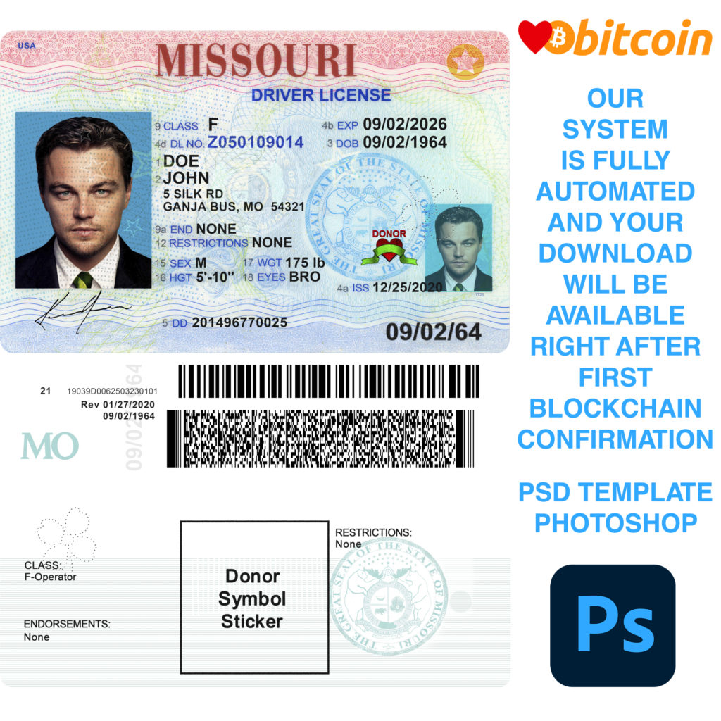 Missouri Driver License Template New Boom Templates   Missouri Driver License Template New 1024x1024 